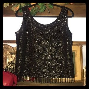Vintage 20s Style Beaded Flapper Top